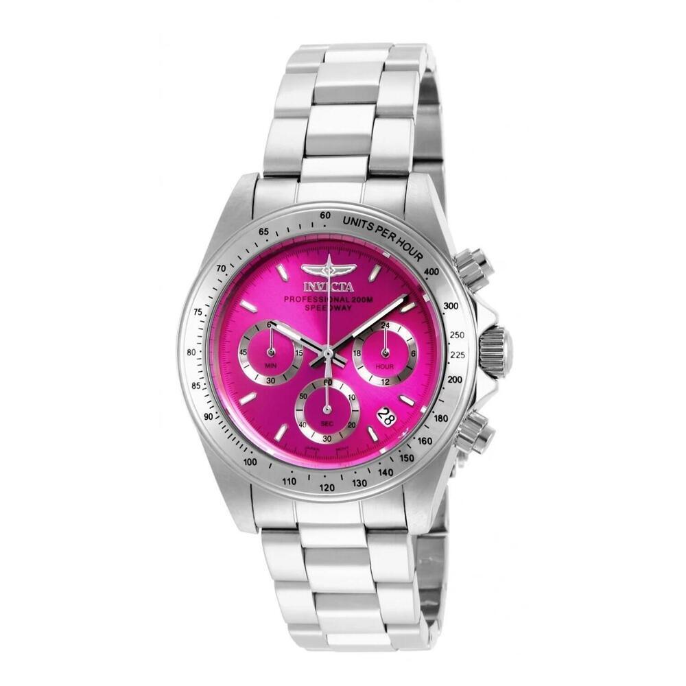 NWT Invicta 16654 Speedway | Chronograph | Pink | Women's Watch